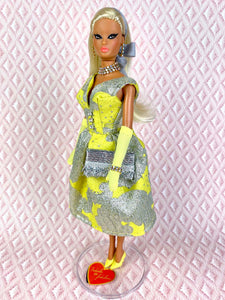 "Screenland Sparkle in Lemon" OOAK Doll, No. 117