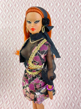 Load image into Gallery viewer, “Go-Togethers in Bold Brocade” OOAK Doll, No. 125
