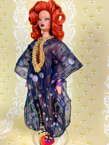 "Morocco at Midnight" OOAK Doll, No. 137