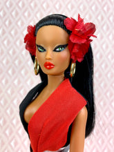 Load image into Gallery viewer, &quot;Hollywood Kick-about in Black and Red&quot; - OOAK Doll, No. 130
