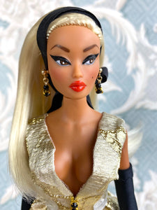 "Navidad in Black" OOAK Doll, No. 145