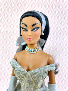"Tiers of Joy in Silver" - OOAK Doll, No. 171