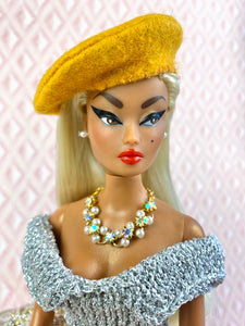 "Special Sparkle in Silver & Gold" OOAK Navidad Doll, No. 172