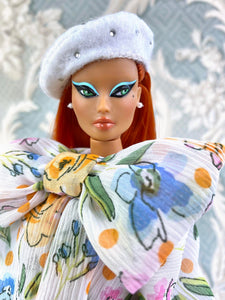 "Double Bubble in Pastel Floral" OOAK Doll, No. 181