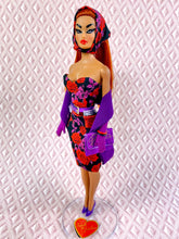 Load image into Gallery viewer, &quot;On the Town in Floral&quot; OOAK Doll, No. 182
