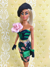 Load image into Gallery viewer, &quot;On the Town in Pink &amp; Green&quot; OOAK Doll, No. 194
