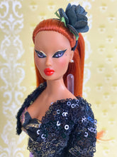 Load image into Gallery viewer, &quot;Glitter Gadabout in Night&quot; OOAK Doll, No. 197
