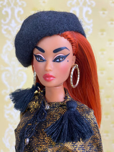 "Toreador Temptress in Gold" OOAK doll, No. 196