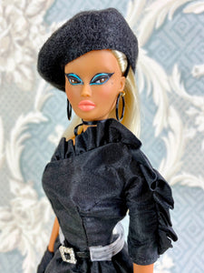 "Bewitched and Beruffled in Noir" OOAK Doll, No. 204