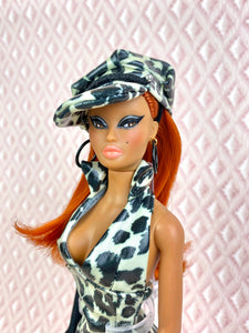 "Hollywood Halter in Leopard" OOAK Doll, No. 202
