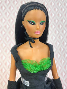 "Paris in Green" OOAK Doll